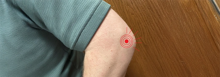 Chiropractic Anchorage AK Elbow Pain With Indicator